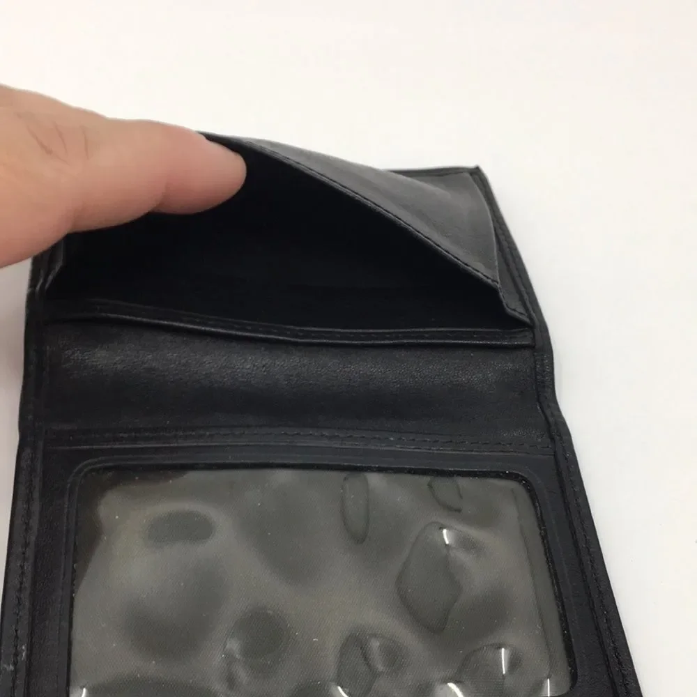 TUMI - Slim Card Case - Black Leather